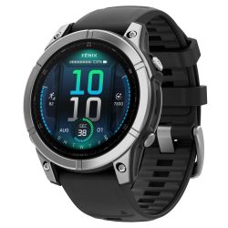 Умные часы Garmin Fenix E, 47 мм, Amoled Stainless Steel/Black