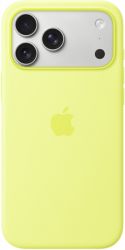 Чехол Apple iPhone 17 Pro Silicone Case (MGFF4), Neon Yellow, желтый неон