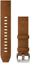 Ремешок Garmin QuickFit Band, 22 мм, MARQ Leather and FKM Rubber Hybrid Strap, Brown/Black