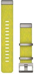Ремешок Garmin QuickFit Band, 22 мм, Strap MARQ Jacquard Weave Nylon Strap, Yellow/Green