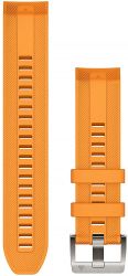 Ремешок Garmin QuickFit Band, 22 мм, Silicone MARQ Gen 2 Rubber Strap Spark, Orange