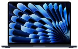 Ноутбук Apple MacBook Air 13 2025 2560x1664, Apple M4, RAM 16 GB, SSD 1024 GB, 10-Core CPU 10-Core GPU, macOS, Z1CY000GS, Midnight, темная ночь