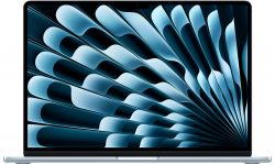 Ноутбук Apple MacBook Air 15 2025 2880x1864, Apple M4, RAM 24 ГБ, SSD 1024 ГБ, Apple graphics 10-core, macOS, Z1HF00071, Sky Blue, небесно-голубой