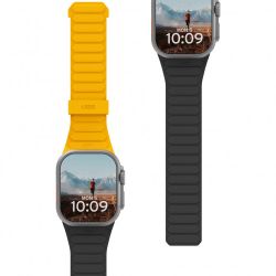 Ремешок Pathfinder Strap Silicone (UAG) для Apple Watch 49/45/44/42 мм, Yellow/Black, желтый/черный