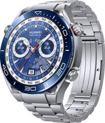 Смарт-часы Huawei Watch Ultimate, Blue Titan steel, синий