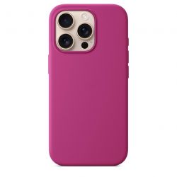 Чехол iPhone 16 Pro Silicone Fuchsia, розовый