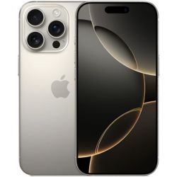 Смартфон Apple iPhone 16 Pro 256 GB, Dual SIM (nano SIM+eSIM), Natural Titanium