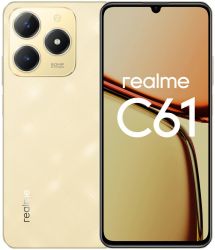 Смартфон realme C61 6/128 ГБ, Dual nano SIM, Gold, золотой