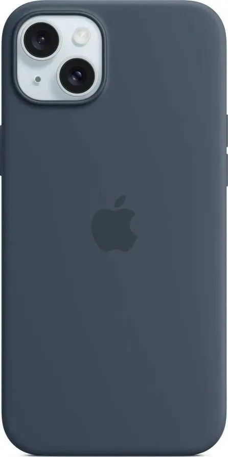 Чехол Apple iPhone 15 Silicone Case with MagSafe Storm Blue