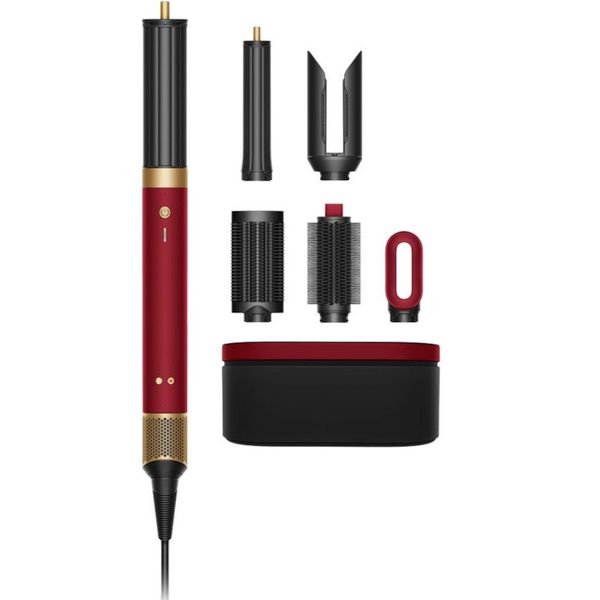 Стайлер Dyson AirWrap HS09 Coanda 2x, Red Velvet/Gold, красный +  кейс
