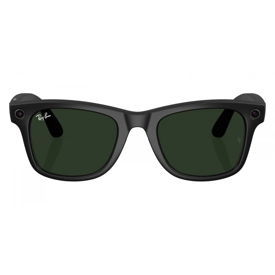 Смарт очки Ray Ban Wayfarer 601/S1M50 Matte Black/Tranz Graphit Green Size 50(M), RW4006