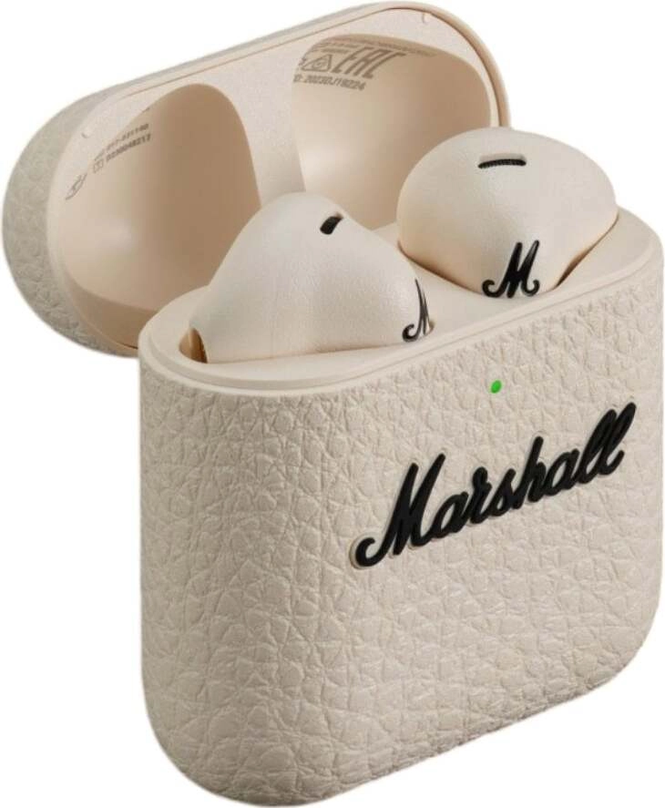 Наушники беспроводные Marshall Minor IV, Cream, бежевый