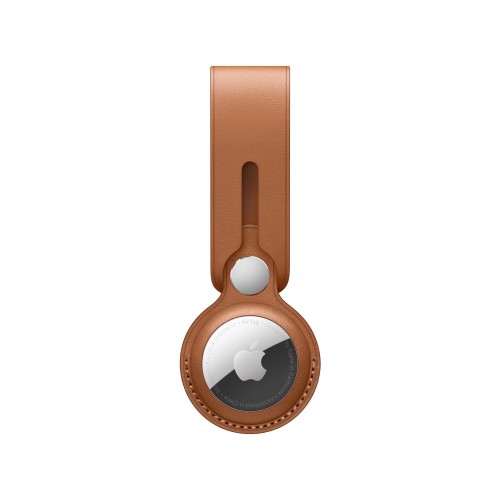 Брелок Apple Leather Loop Global Apple AirTag, 1 шт., Saddle Brown