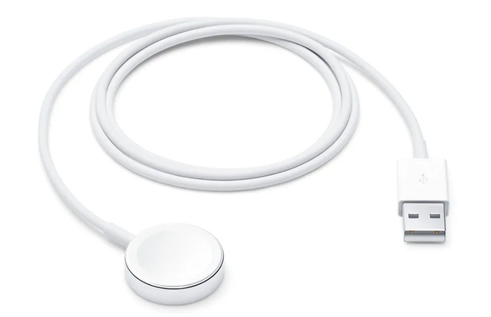Кабель Apple USB с магнитным креплением для зарядки Apple Watch, 1 м, белый (MX2E2)