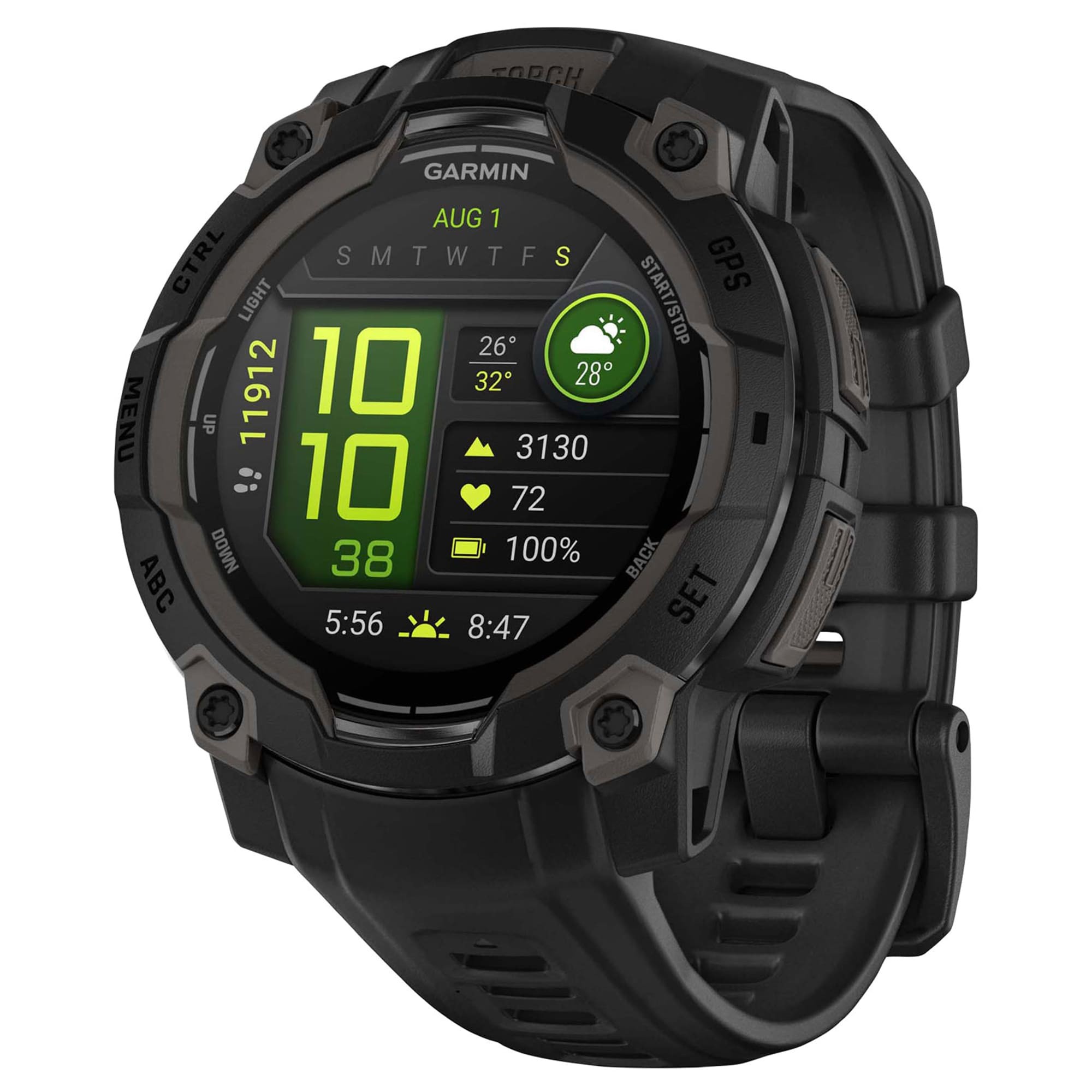 Умные часы Garmin Instinct 3 45mm Amoled Black