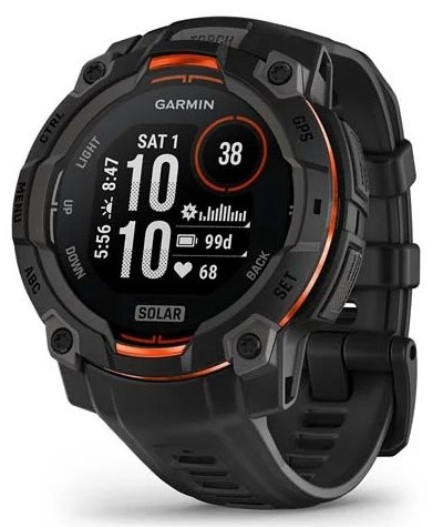 Умные часы Garmin Instinct 3 45 Mm Solar Black