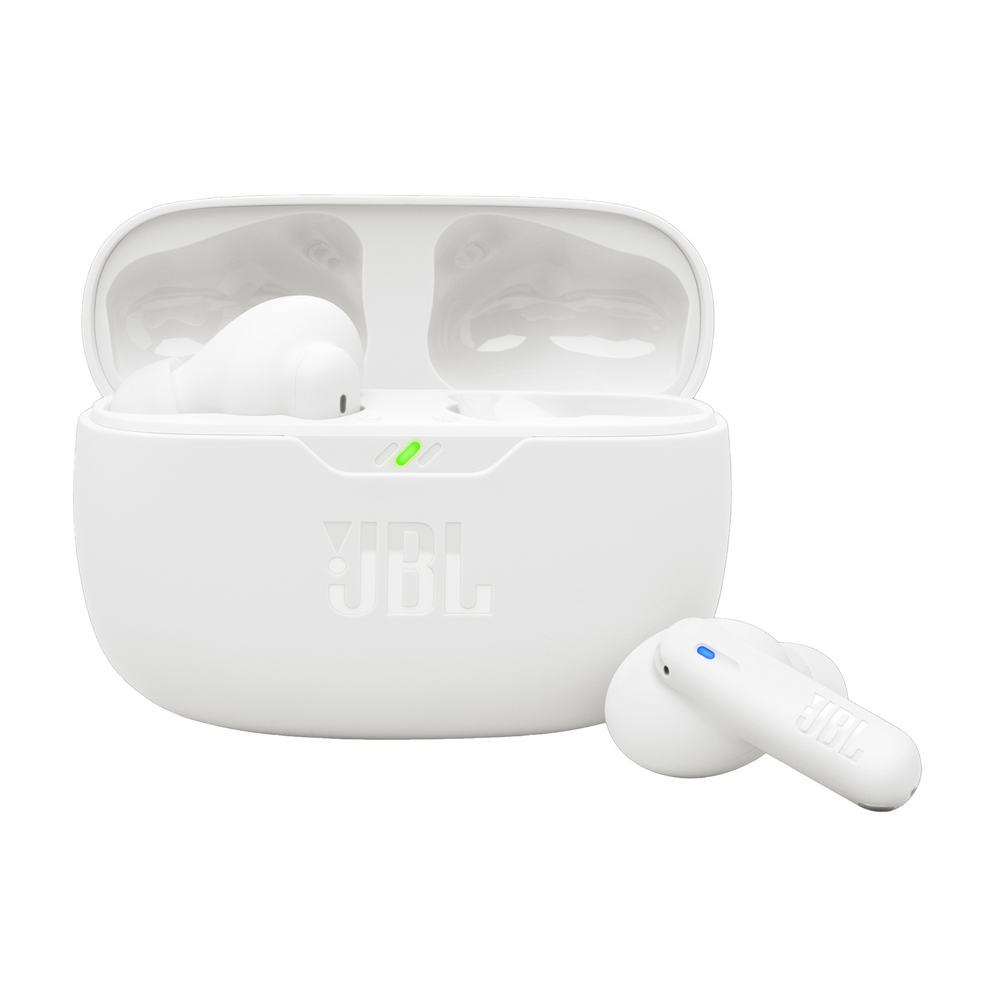 Беспроводные наушники вкладыши TWS JBL WAVE BEAM 2 с шумоподавлением, Bluetooth гарнитура с микрофоном, белый