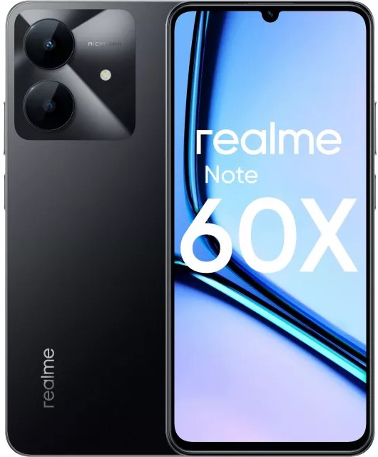 Смартфон REALME Note 60х 4/128Gb, RMX3938, черный