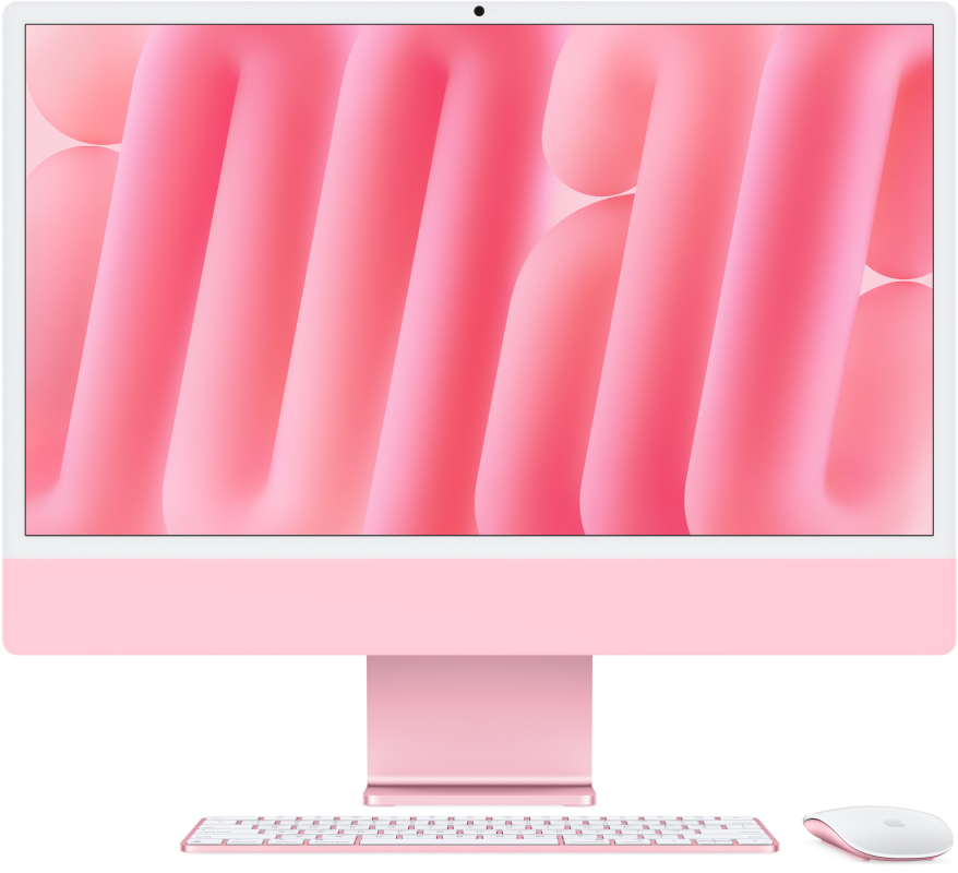 Моноблок Apple iMac 24 2024 (Z1K6000Z7), 4480x2520, Apple M4, RAM 32 ГБ, SSD 1024 ГБ,  10-core CPU, 10-core GPU, MacOS, Pink, розовый