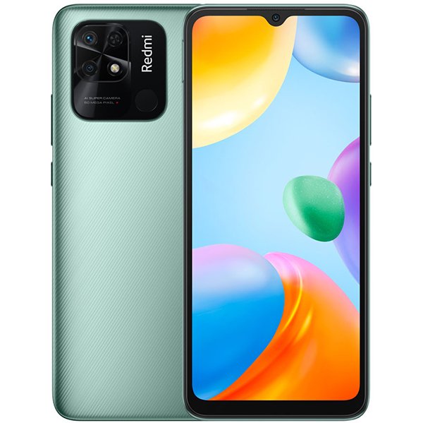 Смартфон Xiaomi Redmi 10C, 4/64 ГБ, Green, зеленый
