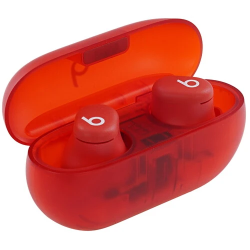 Беспроводные наушники Beats Solo Buds Transparent Red
