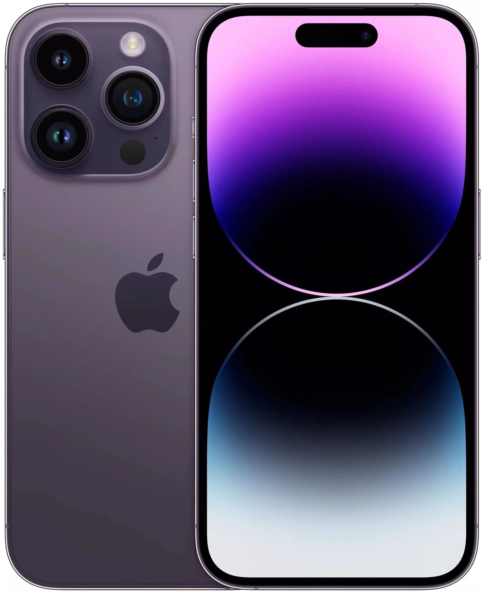 Смартфон Apple iPhone 14 Pro 256 ГБ, Dual: nano SIM   eSIM, глубокий фиолетовый