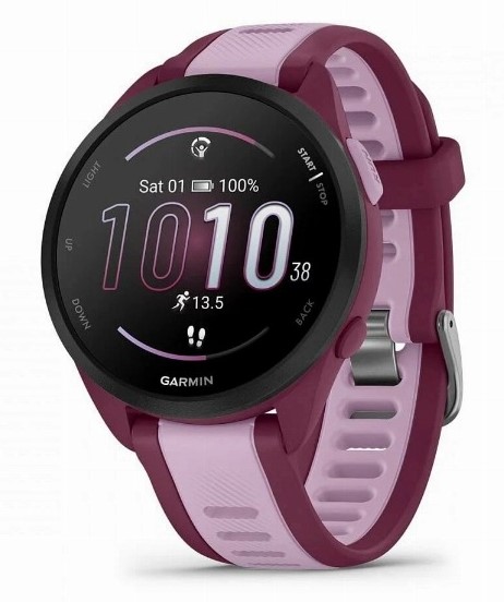 Garmin Умные часы для спорта Forerunner 165 Music Berry/Lilac 010-02863-33