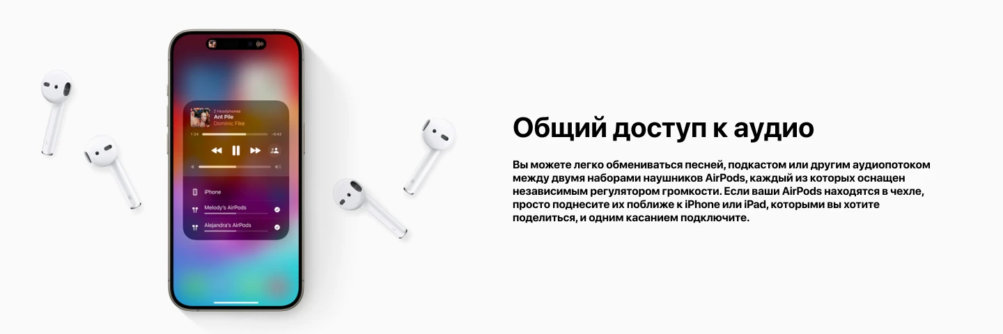 Беспроводные наушники Apple AirPods 2 (с зарядным футляром) MV7N2