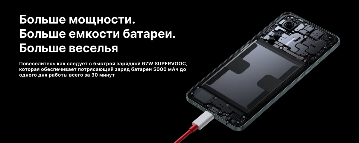 Смартфон OnePlus Nord CE 3 Lite 8/128 ГБ, Black, черный