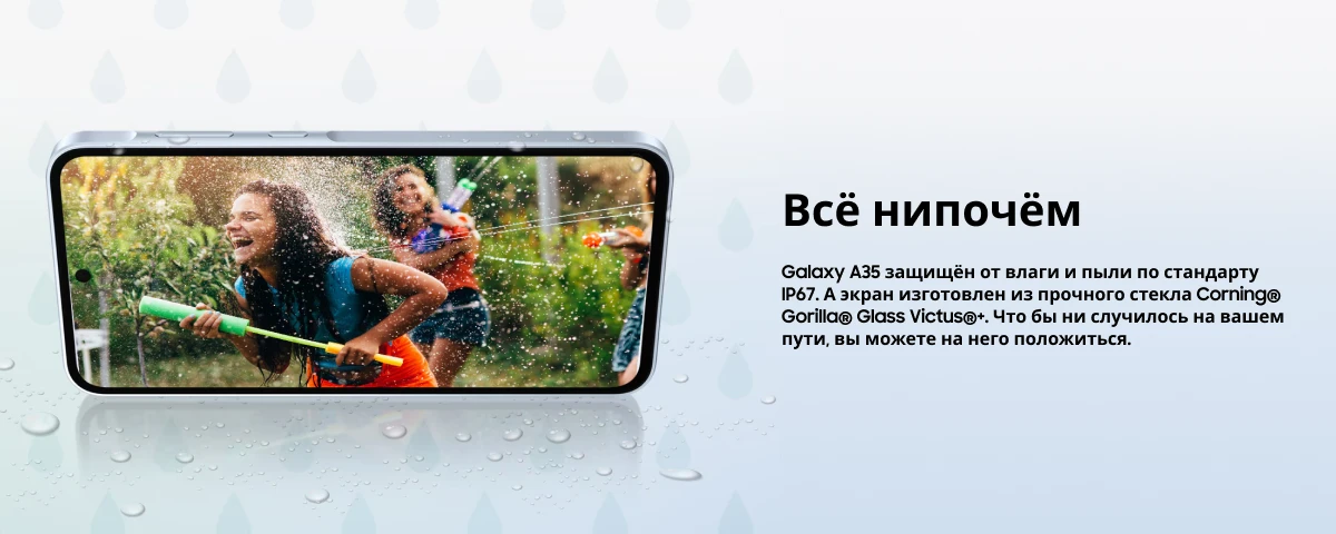 Смартфон Samsung Galaxy A35 8/128 Гб, Violet, фиолетовый