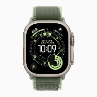 Ремешок AW Ultra 49mm Trail Loop Natural Titanium Finish M/L Green/Neon MFT54