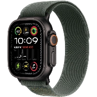 Ремешок AW Ultra 49mm Trail Loop Black Titanium Finish M/L Green MYQ43