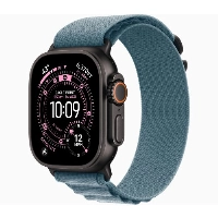 Ремешок AW Ultra 49mm Alpine Loop Black Titanium Finish L Light Blue MG9M4