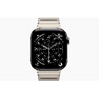 Apple Watch Series 11 46 мм, GPS + Cellular, Slate Titanium Case, Natural Link Bracelet
