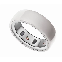 Oura Ring 4, Ceramic Cloud, белый, размер 8