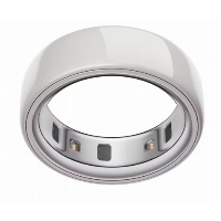 Oura Ring 4, Ceramic Cloud, белый, размер 8