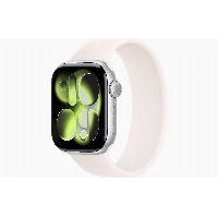 Apple Watch Series 11 42 мм, Silver Aluminum Case, Light Blush Solo Loop Size 4