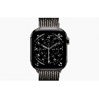 Apple Watch Series 11 46 мм, Slate Titanium Case, Slate Milanese Loop, M/L