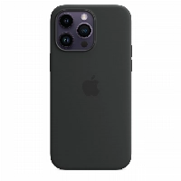 Apple iphone 14 Pro Max Silicone Case, Midnight, черный