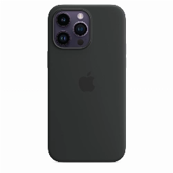 Чехол Apple iphone 14 Pro Max Silicone Case, Midnight, черный