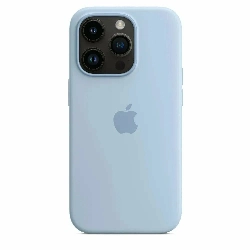 Чехол Apple iphone 14 Pro Max Silicone Case, Sky, голубой