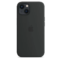 Apple iphone 13 mini Silicone Case, Midnight, черный