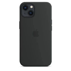 Чехол Apple iphone 13 mini Silicone Case, Midnight, черный