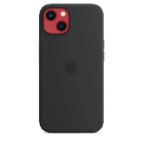 Apple iphone 13 mini Silicone Case, Midnight, черный