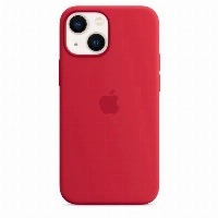 Apple iphone 13 mini Silicone Case, Red, красный