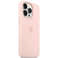 Apple iPhone 13 Pro Silicone Case, Chalk Pink, розовый