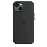 Apple iPhone 13 Silicone Case, Midnight, черный