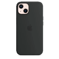 Apple iPhone 13 Silicone Case, Midnight, черный