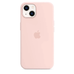 Чехол Apple iphone 13 mini Silicone Case, Chalk Pink, розовый