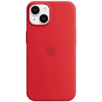 Apple iphone 14 Silicone Case, Red, красный